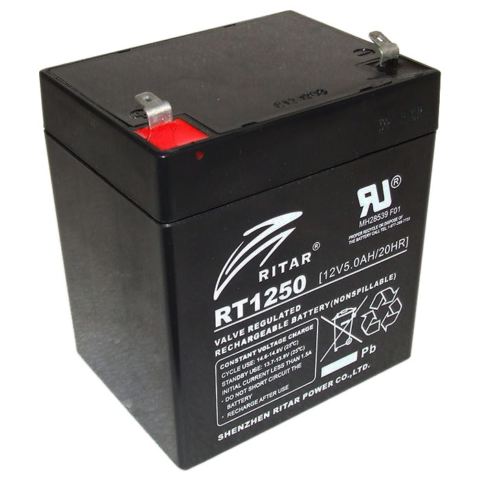 Акумуляторна батарея RITAR RT1250 (12В, 5Агод)