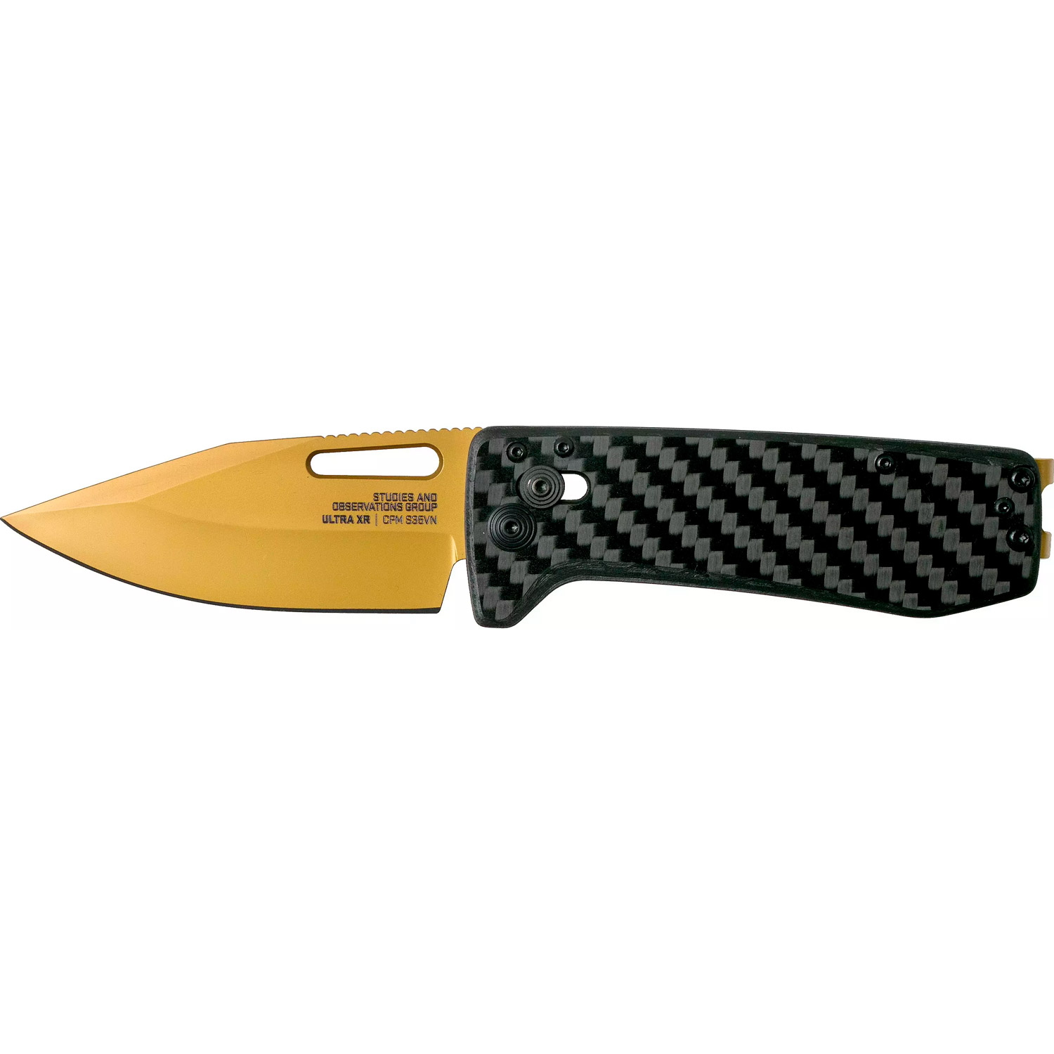 Складной нож SOG Ultra XR Carbon/Gold (12-63-02-57)