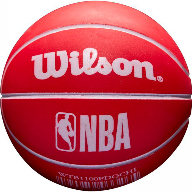 Міні-м'яч баскетбольний для дриблінгу WILSON NBA Dribbler Chicago Bulls (WTB1100PDQCHI)