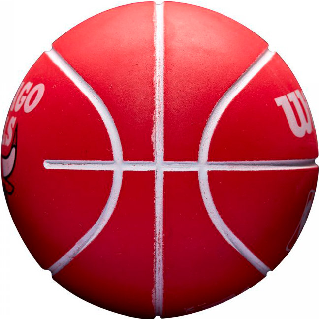 Міні-м'яч баскетбольний для дриблінгу WILSON NBA Dribbler Chicago Bulls (WTB1100PDQCHI)
