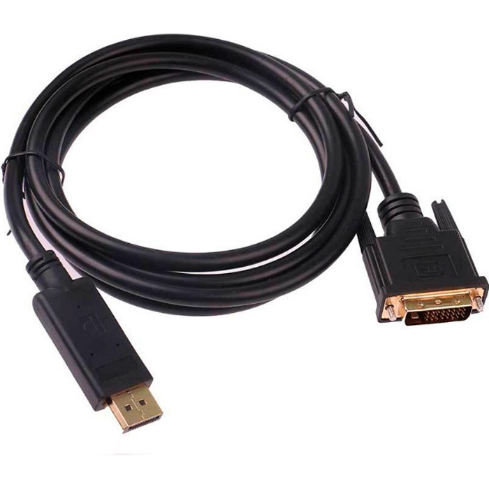 Кабель DisplayPort - DVI 1.8м Black (S0714)