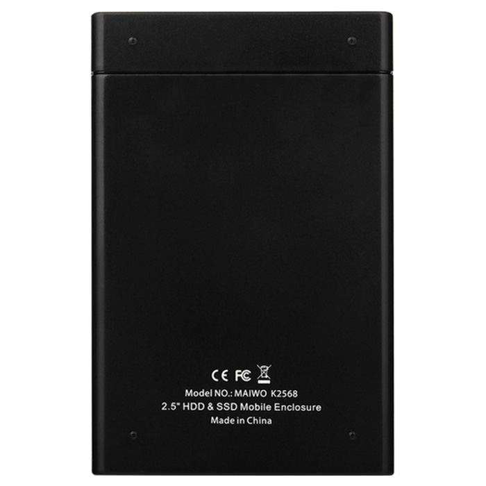 Карман внешний MAIWO K2568 2.5" SATA to USB 3.0 Black (K2568 BLACK)