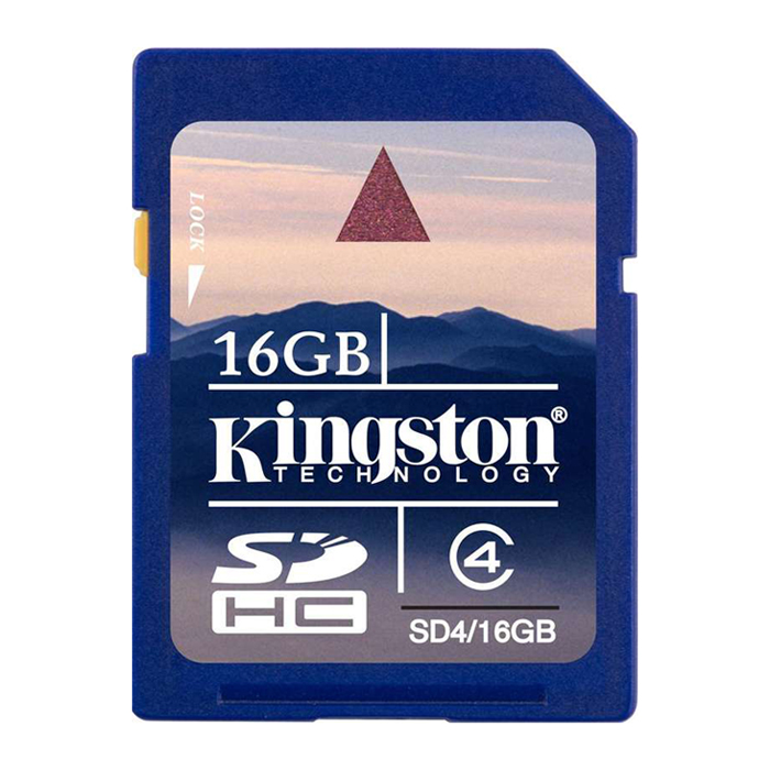 Карта пам'яті KINGSTON SDHC 16GB Class 4 (SD4/16GB)
