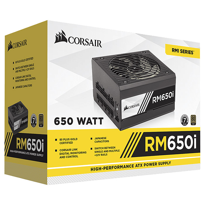 Блок питания 650W CORSAIR RM650i (CP-9020081-EU)