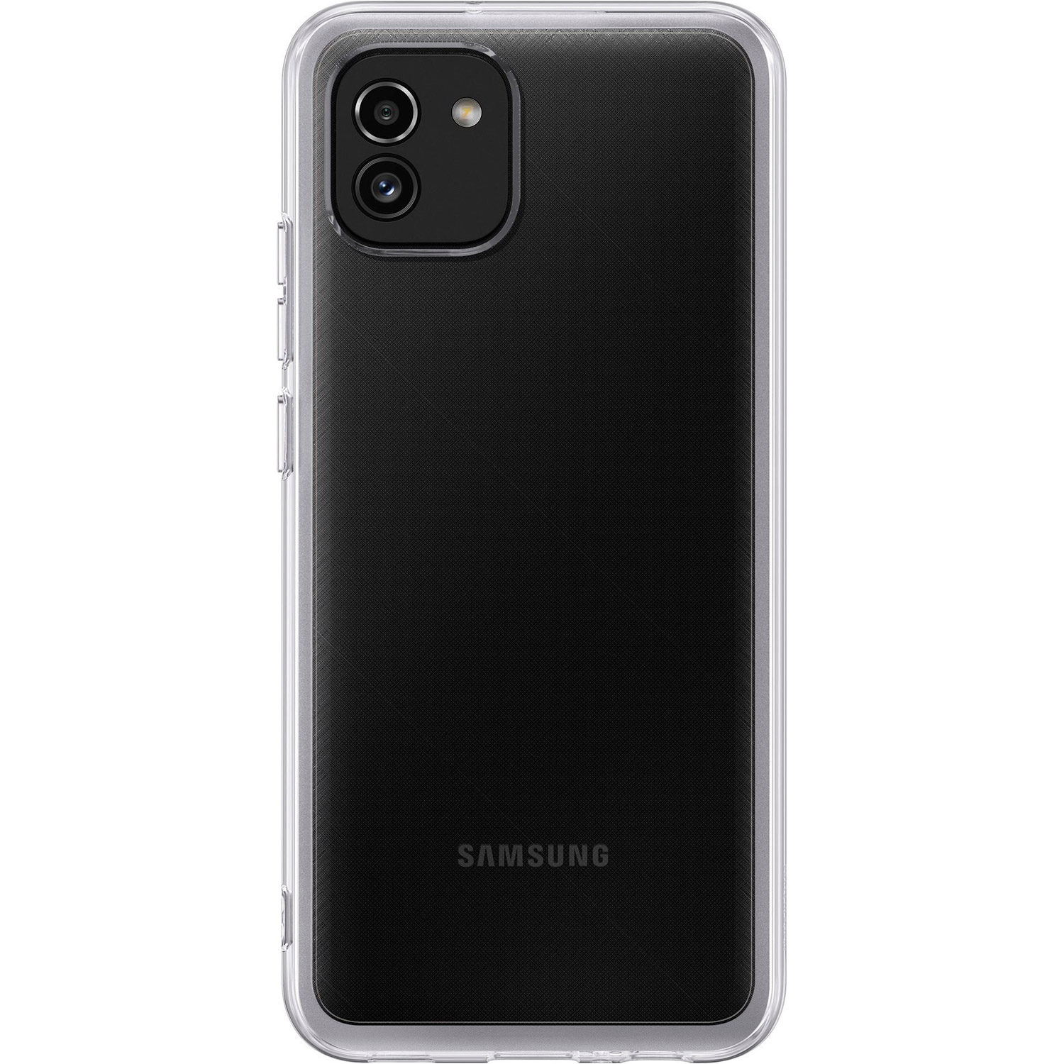 Чохол SAMSUNG Soft Clear Cover для Galaxy A03 Transparent (EF-QA035TTEGRU)