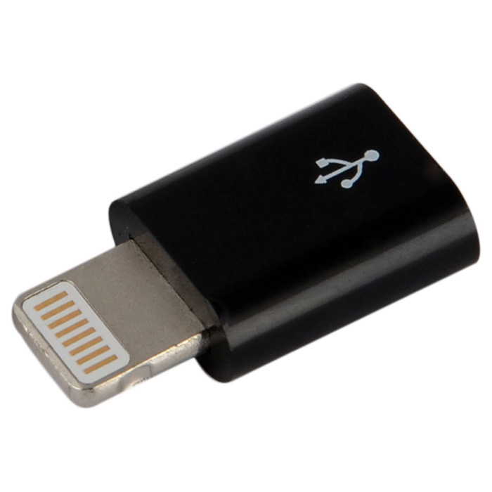 Адаптер LAPARA Lightning - Micro-USB Black (LA-LIGHTNING-MICROUSB-ADAPTOR BLACK)