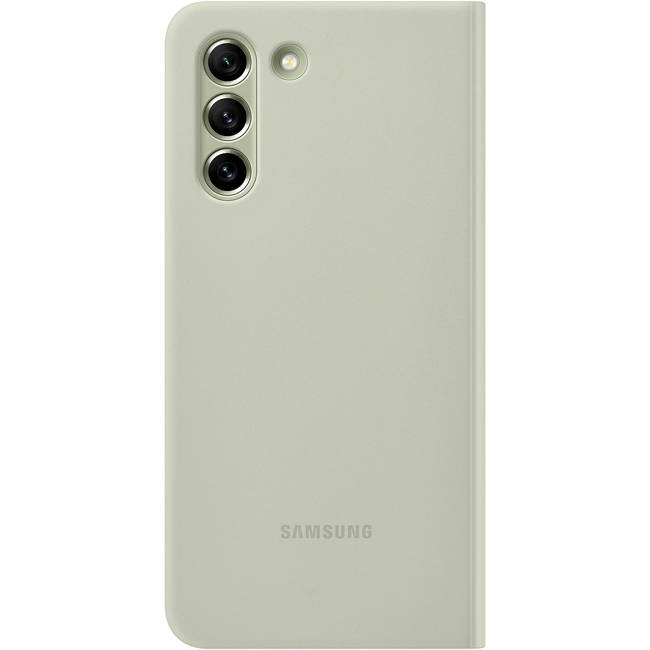 Чохол SAMSUNG Smart Clear View Cover для Galaxy S21 FE Olive Green (EF-ZG990CMEGRU)