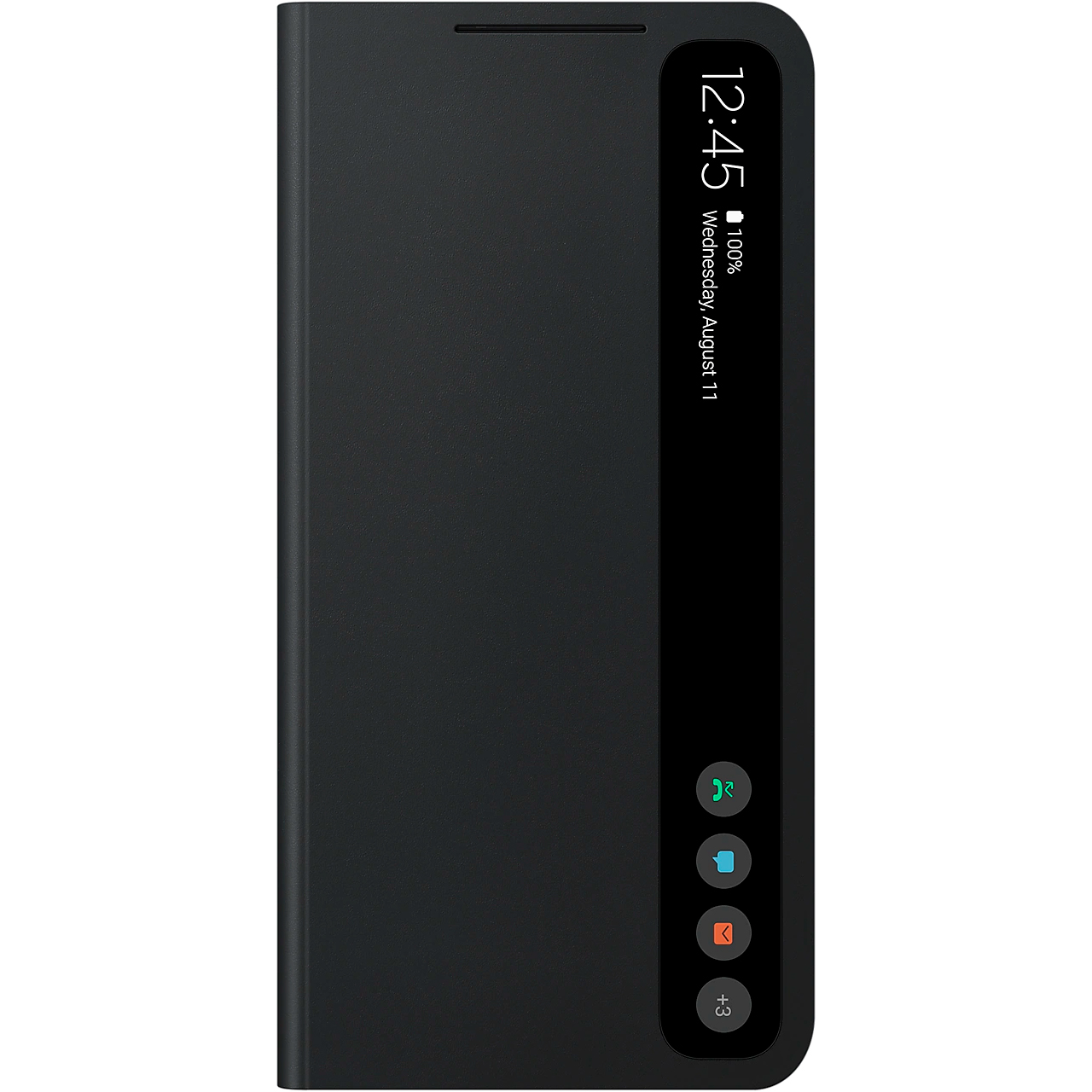 Чохол SAMSUNG Smart Clear View Cover для Galaxy S21 FE Dark Gray (EF-ZG990CBEGRU)