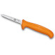 Нож кухонный для разделки VICTORINOX Fibrox Poultry Orange 80мм (5.5909.08S)