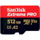Карта пам\'яті SANDISK microSDXC Extreme Pro 512GB UHS-I U3 V30 A2 Class 10 + SD-adapter (SDSQXCD-512G-GN6MA)
