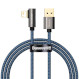 Кабель BASEUS Legend Series Elbow Fast Charging Data Cable USB to iP 2м Blue (CACS000103)