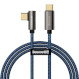 Кабель BASEUS Legend Series Elbow Fast Charging Data Cable Type-C 100W 2м Blue (CACS000703)