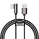 Кабель BASEUS Legend Series Elbow Fast Charging Data Cable USB to Type-C 66W 1м Black (CATCS-B01)