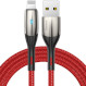 Кабель BASEUS Horizontal Data Cable USB for iP 2.4A 1м Red (CALSP-B09)