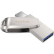 Флэшка SANDISK Ultra Dual Luxe 256GB USB+Type-C3.2 Silver (SDDDC4-256G-G46)