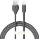 Кабель BASEUS Jelly Liquid Silica Gel Fast Charging Data Cable USB to iP 2.4A 1.2м Black (CAGD000001)