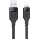 Кабель USAMS US-SJ565 Lithe Lightning Charging & Data Cable 1.2м Black (SJ565USB01)