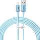 Кабель BASEUS Crystal Shine Series Fast Charging Data Cable USB to iP 2.4A 2м Sky Blue (CAJY001203)