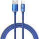 Кабель BASEUS Crystal Shine Series Fast Charging Data Cable USB to Type-C 100W 1.2м Blue (CAJY000403)