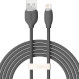 Кабель BASEUS Jelly Liquid Silica Gel Fast Charging Data Cable USB to iP 2.4A 2м Black (CAGD000101)