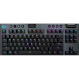 Клавиатура беспроводная LOGITECH G915 TKL Lightspeed Wireless RGB Keyboard Tactile Carbon (920-009503)