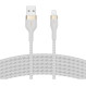 Кабель BELKIN Boost Up Charge Pro Flex USB-A Cable with Lightning Connector 1м White (CAA010BT1MWH)