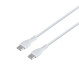 Кабель BOROFONE BX51 Triumph USB-C to USB-C 60W 1м White