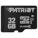 Карта пам\'яті PATRIOT microSDHC LX 32GB UHS-I Class 10 + SD-adapter (PSF32GMCSDHC10)