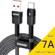 Кабель ESSAGER Star Fast Charging Data Cable 7A USB-A to Type-C 1м Black (EXCT-XC01)