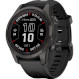 Смарт-часы GARMIN Fenix 7S Pro Sapphire Solar 42mm Carbon Gray DLC Titanium with Black Silicone Band (010-02776-11/54)