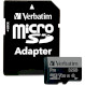 Карта пам\'яті VERBATIM microSD Pro 32GB UHS-I U3 V30 A2 Class 10 + SD-adapter (47041)