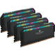 Модуль пам\'яті CORSAIR Dominator Platinum RGB Black DDR5 6200MHz 64GB Kit 4x16GB (CMT64GX5M4B6200C32)