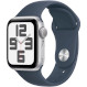 Смарт-годинник APPLE Watch SE 2 GPS 40mm Silver Aluminum Case with Storm Blue Sport Band M/L (MRE23QP/A)