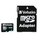 Карта пам\'яті VERBATIM microSDHC Premium 16GB UHS-I Class 10 + SD-adapter (44082)