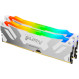 Модуль памяти KINGSTON FURY Renegade RGB White/Silver DDR5 6400MHz 32GB Kit 2x16GB (KF564C32RWAK2-32)