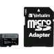 Карта пам\'яті VERBATIM microSD Pro 128GB UHS-I U3 V30 A2 Class 10 + SD-adapter (47044)