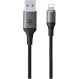 Кабель REMAX El Luminous Sound-Activated USB-A to Lightning 1м Black (RC-133I)