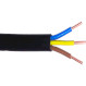 Силовой кабель ВВГнг-П LIVED 3x1.5мм² 100м, чёрный
