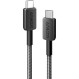 Кабель ANKER 322 USB-C to USB-C 0.9м Black (A81F5G11)