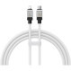 Кабель BASEUS CoolPlay Series Fast Charging Cable Type-C to iP 20W 1м White (CAKW000002)