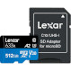 Карта пам\'яті LEXAR microSDXC High Performance 633x 512GB UHS-I U3 V30 A2 Class 10 + SD-adapter (LSDMI512BB633A)