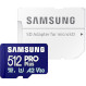 Карта пам\'яті SAMSUNG microSDXC Pro Plus 512GB UHS-I U3 V30 A2 Class 10 + SD-adapter (MB-MD512SA/EU)
