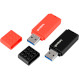 Набор из 2 флэшек GOODRAM UME2 Mix 16GB USB2.0 Black/Red/White/Yellow (UME2-0160MXR11-2P)