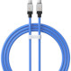 Кабель BASEUS CoolPlay Series Fast Charging Cable Type-C to Type-C 100W 1м Blue (CAKW000203)