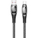 Кабель USAMS US-SJ422 U36 Type-C 5A Digital Display Charging and Data Cable 1.2м Black (SJ422USB01)