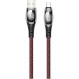 Кабель USAMS US-SJ422 U36 Type-C 5A Digital Display Charging and Data Cable 1.2м Red (SJ422USB02)