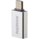 Адаптер OTG REMAX Glance RA-OTG1 USB AF to CM Silver (2000700004672)