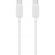 Кабель USAMS US-SJ691 KY 60W Striped Type-C To Type-C Data Cable 1м White (SJ691USB02)