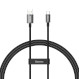 Кабель BASEUS Superior Series Supervooc Fast Charging Data Cable USB to Type-C 65W 1м Black (CAYS000901)