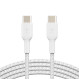 Кабель BELKIN Boost Up Charge Braided USB-C to USB-C 2м White (CAB004BT2MWH)